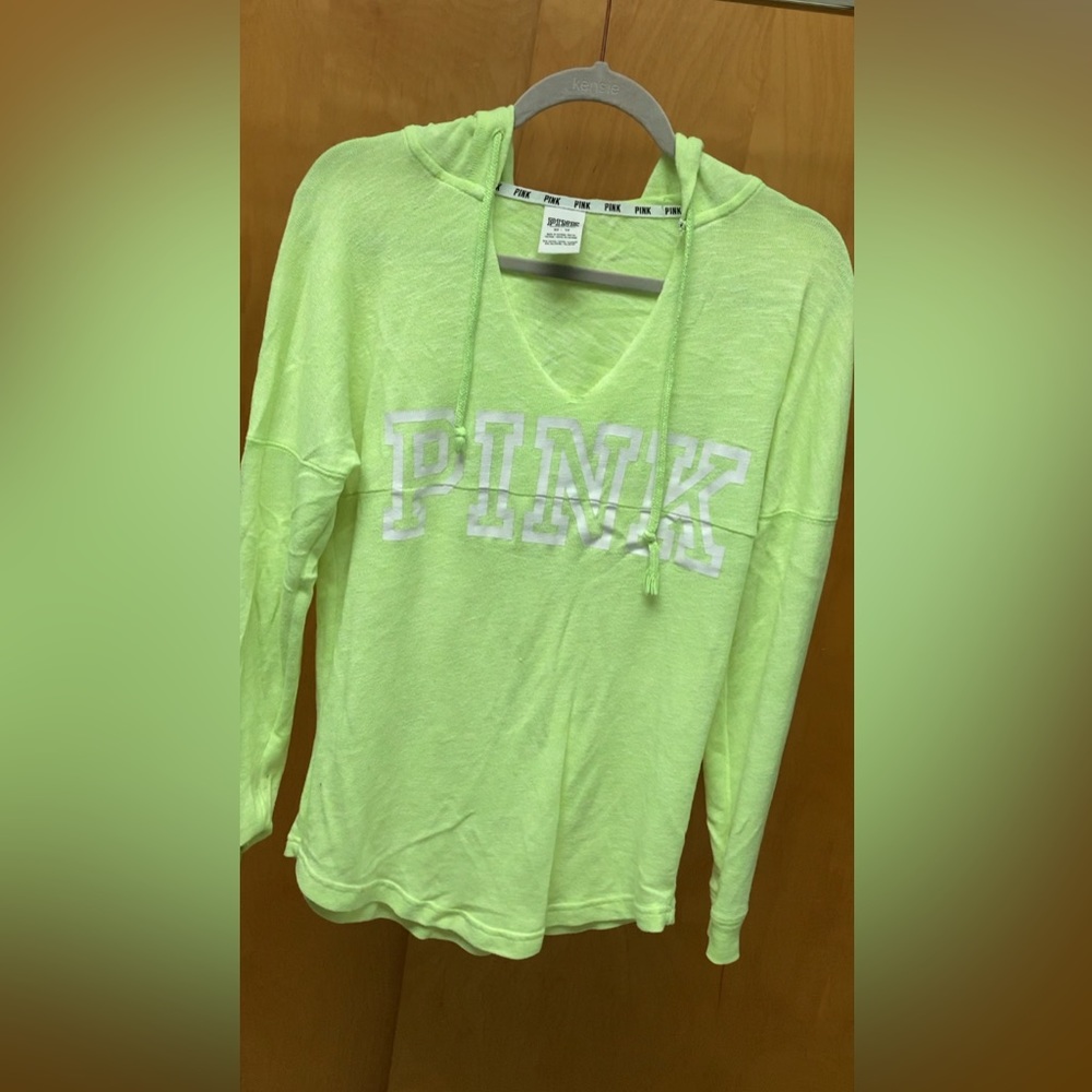 PINK VS hooded shirt size XS
